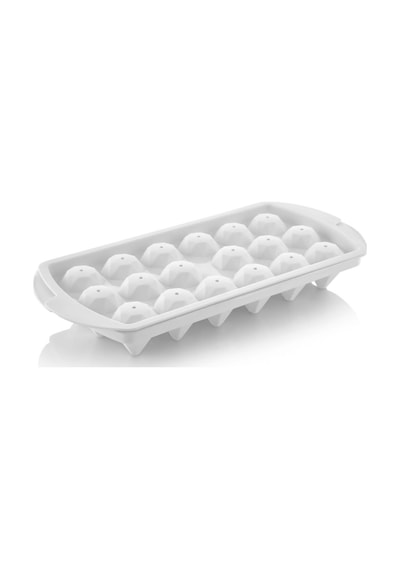 Pratik Kapaklı 18 Bölmeli Elmas Şekil Buz Kalıbı Diamond Ice Mold Elmas Şeklinde Buz Kalıbı Plasti Diğer