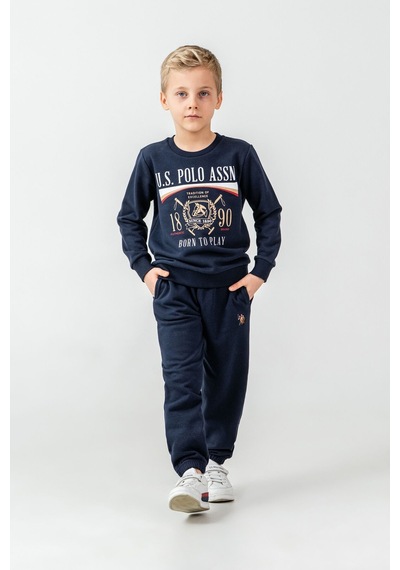 U.S. Polo Assn. Erkek Çocuk Baskılı Lacivert Uzun Kol Eşofman Takımı Us2615-c-v1 Us2615-c-v1 U.S. Polo Assn. Erkek Çocuk Baskılı Lacivert Uzun Kol Eşofman Takımı Us2615-c-v1 Us2615-c-v1