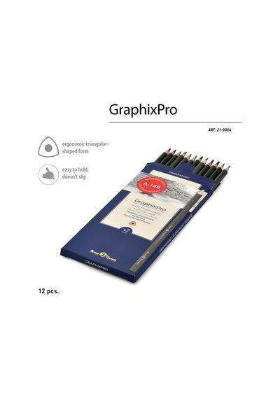 " Graphixpro '' Dereceli Kurşun Kalem Seti. 12 Adet B-14b.