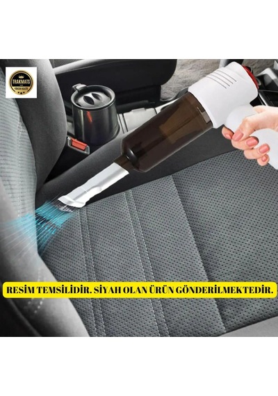 Lada Volga Usb İle Uyumlu Kablosuz Emiş Ve Üflemeli Şarjlı Oto El Süpürgesi Siyah Diğer