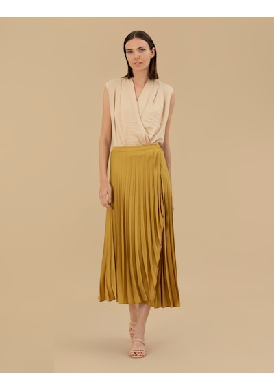 Pierre Cardin Kadın Etek Dokuma 50268502-vr235 Yeşil
