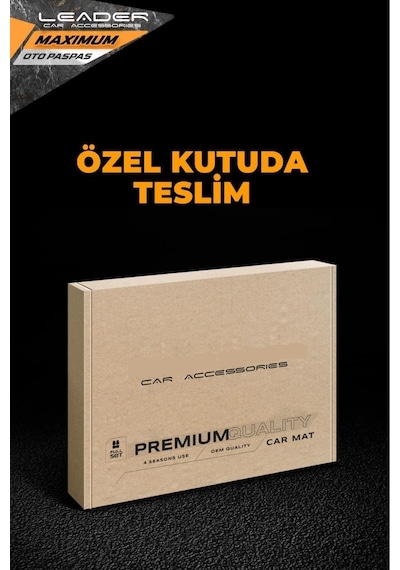 Peugeot 307 Kesilebilir Universal Paspas 4D Havuzlu Siyah