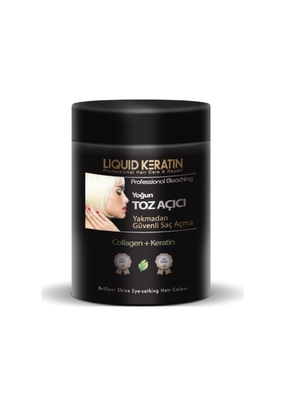 Keratinli Gri Toz Açıcı Ve Oksidan Kremli Set Yakmadan Evde Kolay Saç Rengi Açma 1000ml Kuaför Boy