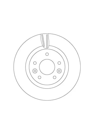 Nissan Qashqai J10 Fren Diski On 2007-2013 Trw Df6786 2adettir