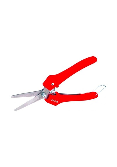 Eltos Üzüm Makası, Kırmızı Renkli, Ergonomik Saplı, Keskin Metal