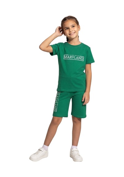 New Kids Çocuk Kız Takım Yşl Kaprili Maryland Baskılı Rahat Kumaş .-91214 Yeşil
