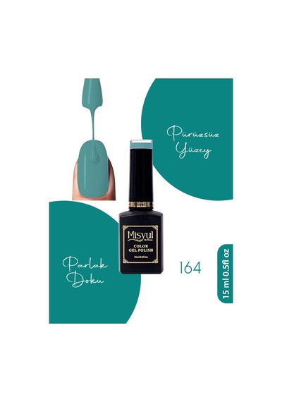 Misyul Uv Led Kalıcı Oje Nail Art 15 Ml 164