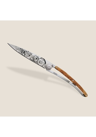 Deejo Kamp 37g, Juniper Wood / Watch Movement Kahverengi