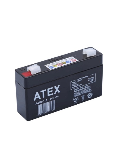 Atex Ax6-1.3 6v 1.3ah Akü