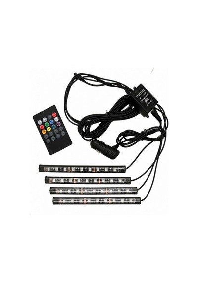 Araç Içi Rgb Led Kumandalı Müzik Sesine Duyarlı Yüksek Parlaklık