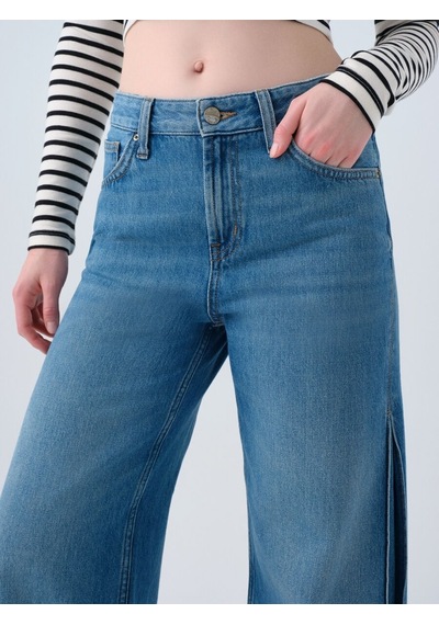 LOFT Bella Regular Fit Kadın Pantolon Lf2039815 Q1.v1 Denim