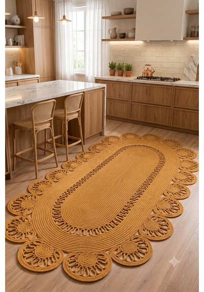 Jüt Hasır Oval Kilim Dekoratif Örgü Model Halı Salon Oturma Odası Mutfak Koridor Yatak Odası Banyo Balkon Yolluk Bohem Ev Dekoru 220hasırbambu Jüt Hasır Oval Kilim Dekoratif Örgü Model Halı Salon Oturma Odası Mutfak Koridor Yatak Odası Banyo Balkon Yolluk Bohem Ev Dekoru 220hasırbambu