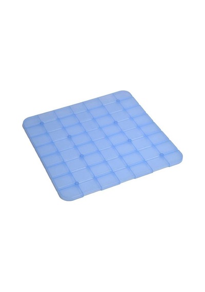 M-Kv30-23 Duş İçi Plastik Paspas Şeffaf Mavi