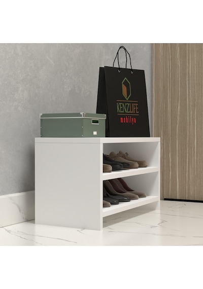 Kenzlife Ayakkabılık Konevi Mat Beyaz Suntalam 035 060 30 Altı Çift Ayakkabı Kapasitesi Arkalıksız Beyaz Kenzlife Ayakkabılık Konevi Mat Beyaz Suntalam 035 060 30 Altı Çift Ayakkabı Kapasitesi Arkalıksız Beyaz