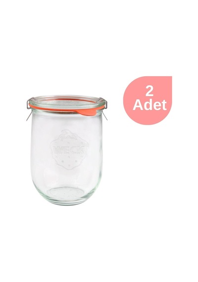 Weck 1062 Ml Lale Cam Kavanoz Seti 2 Adet