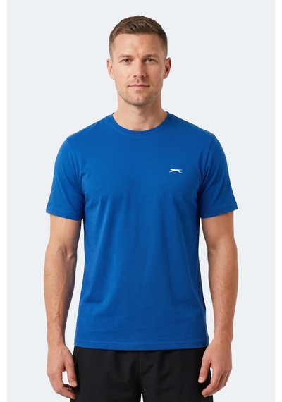 Slazenger Notron I Erkek Saks Mavi Tişört