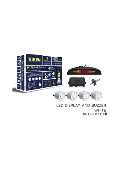 Park - 166 - Sensörü Led Ekran Ses - Almparca - İkazlı Beyaz