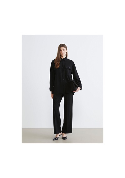 LC Waikiki Alıta Cıty Farkıyla Lcw Modest Siyah Parlak Dokulu Oversize Kadın Gömlek Tunik Siyah - 931522831 Siyah LC Waikiki Alıta Cıty Farkıyla Lcw Modest Siyah Parlak Dokulu Oversize Kadın Gömlek Tunik Siyah - 931522831 Siyah