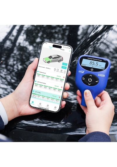 Ls239 Profesyonel Oto Boya Kalınlık Ölçer Uzman Mod Özelliği