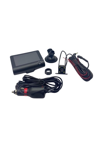 Araç Yol Kayıt Kamerası Ekranlı 4 İnç 1080 Hd Ön-arka Kameralı/gece Görüşlü/iç-dış 32 Gb Uyumlu