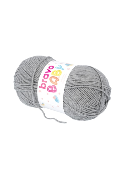 Baby Tüylenmez Anti Pilling Bebek Yünü 100 Gr 250 Metre Renk Kodu: 920 Açık Gri