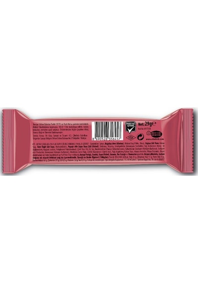 Beyaz Çikolata Kaplı Çilek Kremalı Gofret 29 G X 35 Adet