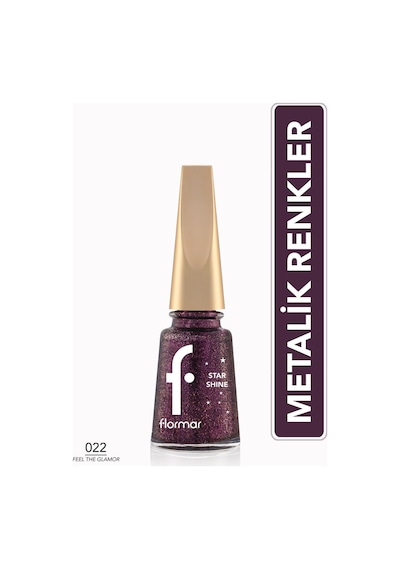 Flormar Star Shine Parlak Bitişli Metalik Oje 022