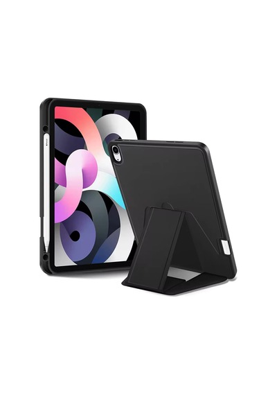 İpad Pro 12.9 5.nesil Uyumlu Kılıf - Lüks Kadife İç Kaplamalı, Mıknatıslı V-stand Tablet Arka Kapak A2378-a2461-a2379-a2462