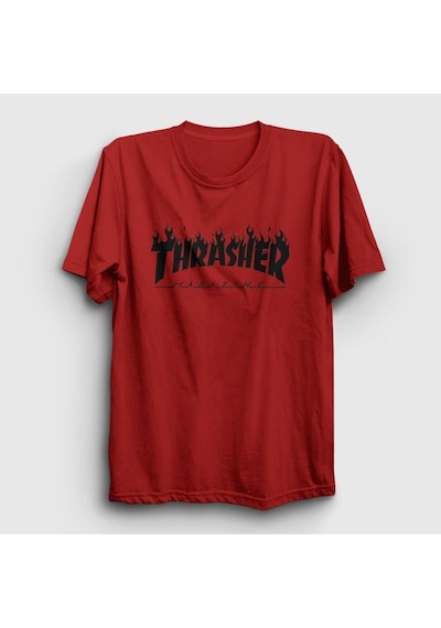 Noıssey Unisex Kırmızı Logo V6 Thrasher T-shirt 279427tt