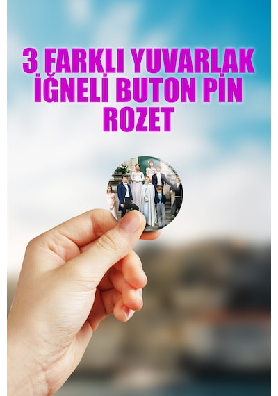 Bridgerton Dizi Çanta Süsü İğneli Buton Rozet Seti 3 Adet Üçlü