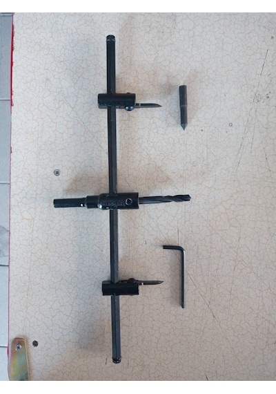 Ayarlı Pergel Delme 30 Mm İle 200 Mm Arası