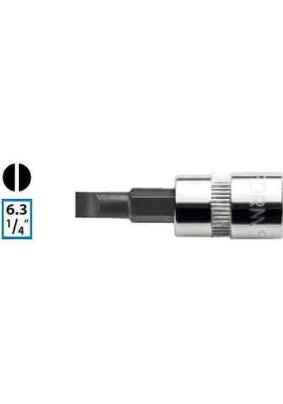 Ceta Form C08SS55 14” Düz Uçlu Lokma 55 x 37 MM