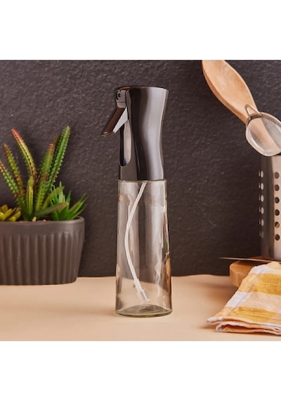 Yemeklik Yağ Spreyi Airfryer Yağdanlık Zeytinyağı Ve Limon Sprey Şişesi,siyah Siyah Diğer