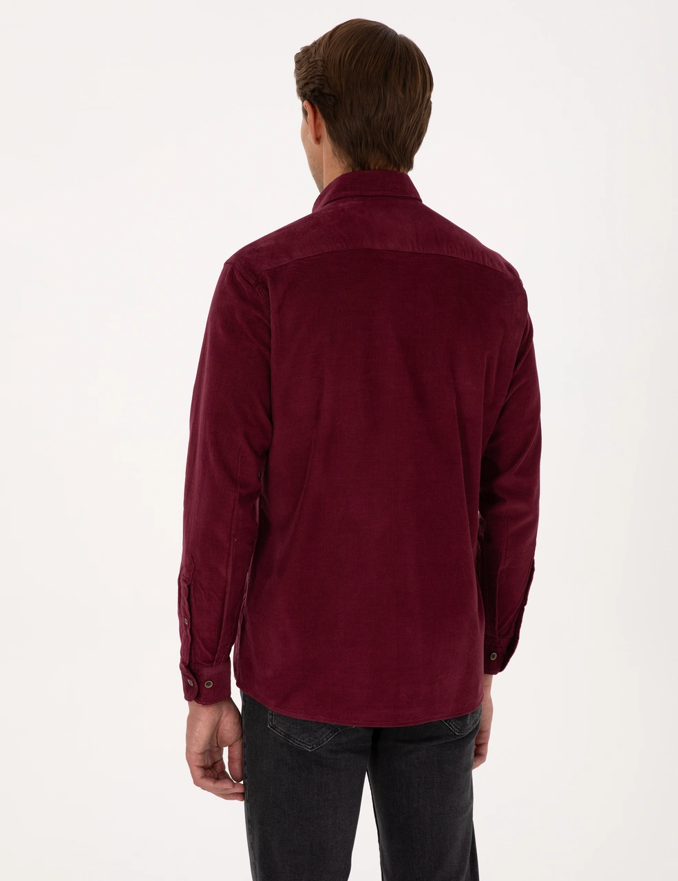 Pierre Cardin Erkek Plum Gömlek Desenli 50310139-vr177 Plum