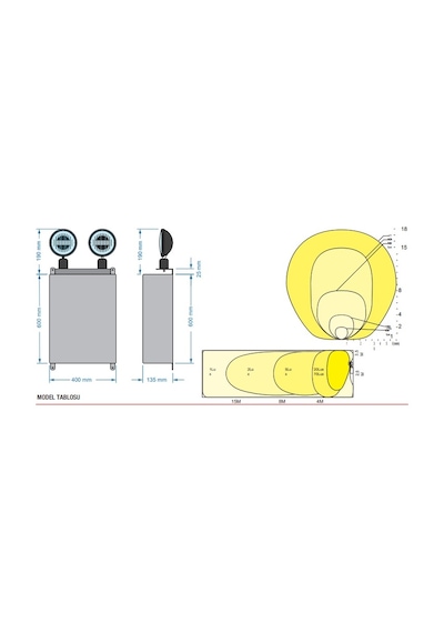 Arsel Vsle-226/1 Versalite Ip-65 2x26 Led Kesintide 60 Dak. Ensto Kasa Acil Aydınlatma Armatürü Metalik