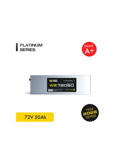 Werer Energy   72V 50Ah LiFePO4 Platinum Series  Bluetooth'lu Lityum Demir Fosfat Akü