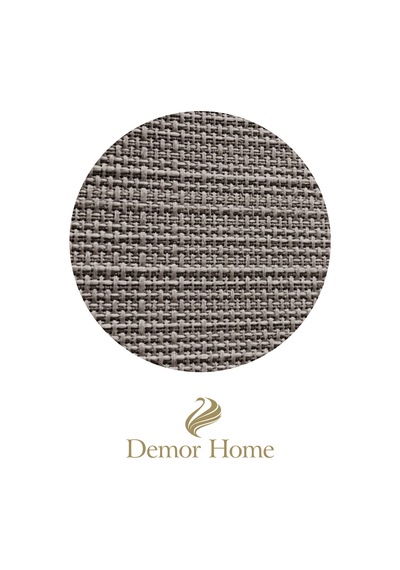 Br Demor Home Keten Dokulu Gümüş Grisi Kırlent Yastık Kılıfı Gümüş Gri