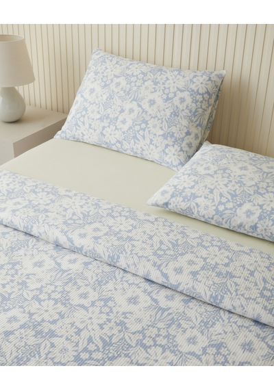 English Home Dyna Çift Kişilik Pike Takımı 200x220 Cm Mavi