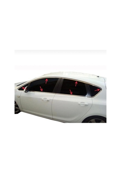 Opel Astra J Hb 2010-2014 Cam Çerçevesi Krom 12 Prç. P.çelik Hb