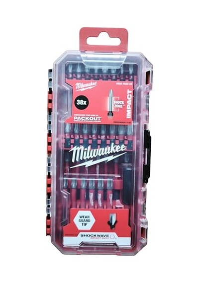 4932492009 Shockwave Bit Seti, 38 Parça, Yeni Kutu