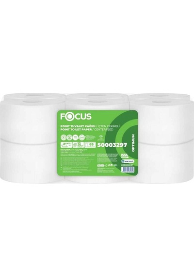 Focus Optimum İçten Çekmeli Mini Tuvalet Kağıdı 85 Mt 12 Rulo