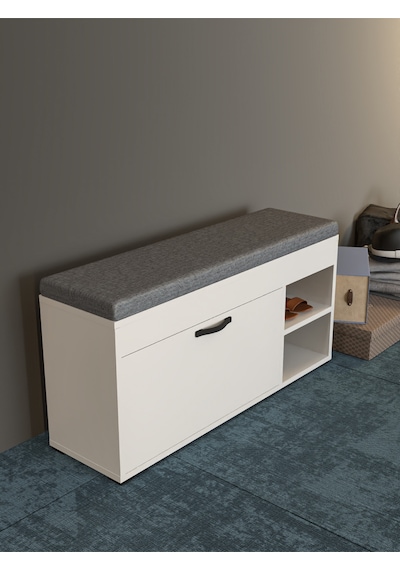 Ayakkabılık Minderli Bench Dolap Çok Amaçlı Raflı Puflu Oturaklı Ayakkabı Dolabı 191 Beyaz Çok Renkli Ayakkabılık Minderli Bench Dolap Çok Amaçlı Raflı Puflu Oturaklı Ayakkabı Dolabı 191 Beyaz Çok Renkli