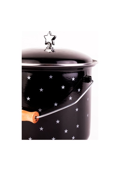 Star Emaye Bakraç 20cm 3litre Siyah