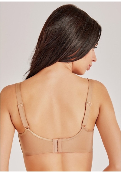 Magic Form 6297 Dantelli İçi Boş Toparlaycı Sütyen - Koyu Ten Koyu Ten