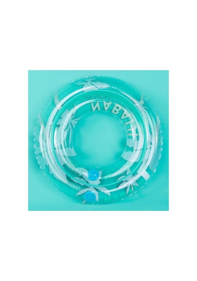 Nabaiji Çocuk Şişirilebilir Yüzme Simidi - 65 Cm - 6 / 9 Yaş - "palmiye" Baskılı