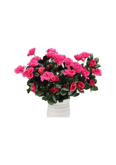 Yapay Çiçek Fuşya Pembe  Açelya Demeti 7 Dallı 33*20cm