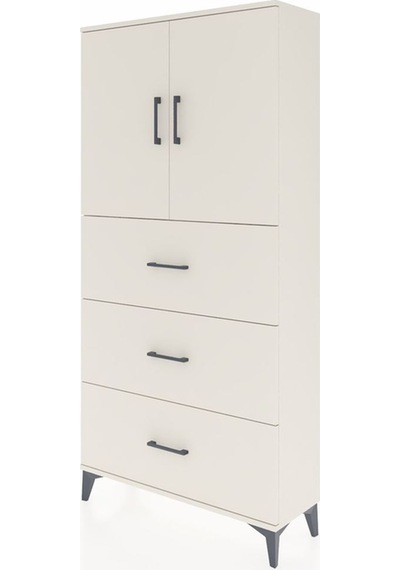 Arges Dolap 2 Raflı 3 Çekmeceli 2 Kapaklı 88x30x182 Aytaşı-ay... Aytaşı