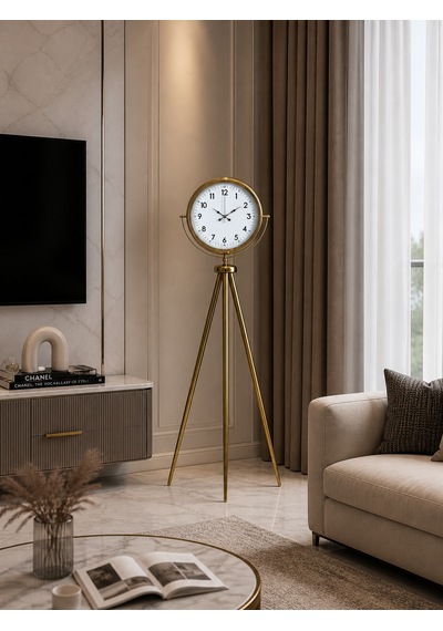Royal Gold Tripod Ayaklı Dekoratif Saat