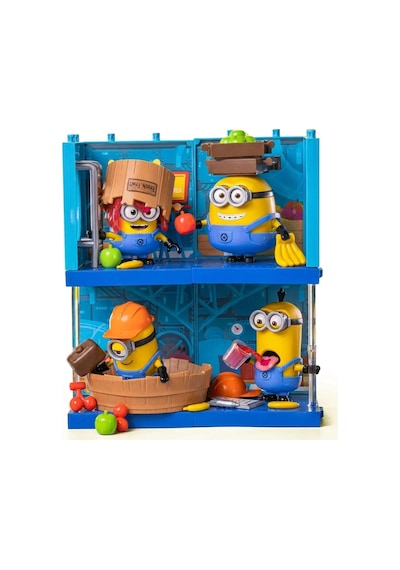 Minions Precool Jelly Factory Serisi Figür Yapım Seti - Modüler Mini Oyuncak Modeller 4.4 - 7.5 Cm