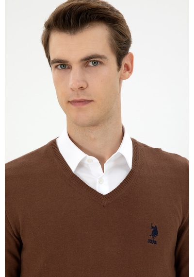 U.S. Polo Assn. Erkek Kahverengi Basic Kazak 50288881-VR029
